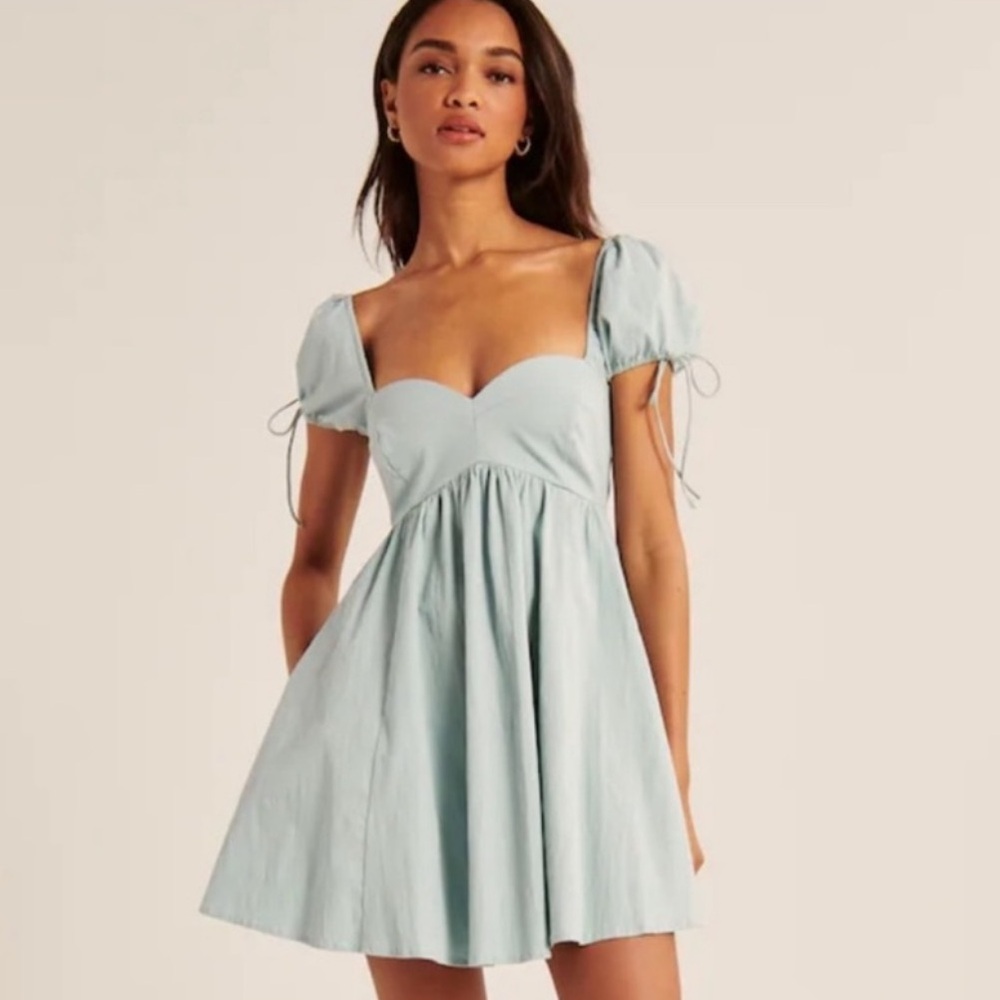 ABERCROMBIE & FITCH Light Blue Dress